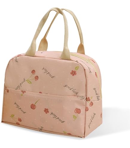 Sac Isotherme KUOAICY - 20x10x25cm - Poche Avant + Compartiments - Pour école, Pique-nique, Plage