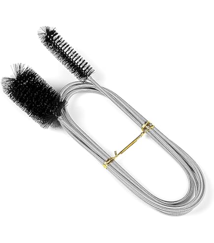 Spazzola Lunga Per Pulizia Tubi Acquario - Doppia Estremità, 155cm | Per Filtri E Tubature - Foto 3