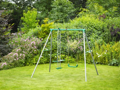 Plum Helios II Outdoor Play Metal Garden Swing Set reviews Plum Helios II Outdoor Play Metal Garden Swing Set