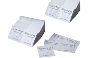 HOKIAMCN Disposable Alcohol Cotton Tablet, Outdoor Travel Wipes Individually Packed (200Pcs)