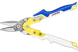 LENOX Tools Pliers, Straight Avitation Snips, with Durable Grip (LXHT14340​)
