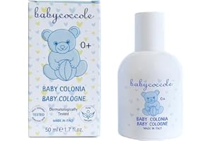 BABY COCCOLE Babycoccole BABY COLONIA. Profumo per Bambini e neonati. Idea regalo. Leggero, fresco, delicato. Ingredienti Naturali, Dermatologicamente Testato per pelli sensibili - 50 ml