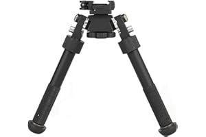 Ljourney V8 Gewehr Zweibein Neigung 360 Grad Mlok Zweibein 6,5-9 Zoll Zweibein Verstellbarer Mlok Picatinny Schienenmontage Rotationsadapter