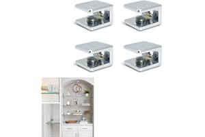 AWEN Clip regolabile della mensola del supporto del morsetto di vetro per 6-10mm di spessore - 4pcs