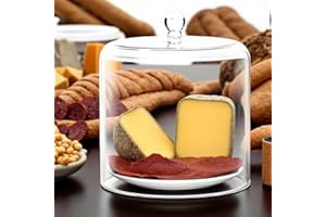 MAAJ edle GLASGLOCKE LUXUS FÜR GIROLLE-KÄSEHOBEL TETE DE MOINE ROSAN SCHOKOLADE KÄSE WURST GEBÄCK PRALINEN