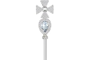 GlSAKE Queen King Costume Sceptre Princess Wand Fairy Wand Magic Wands Role Play Dress-up Party Prom Cosplay Sceptre For Adults