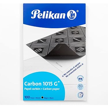 Lot De 100 Feuilles Lignées Avec Carbone - 216x130mm - Numérotées Et Perforées