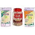 SANVARIYA Organic Borkut Powder 250G|Dried Salted Amla 25G|Amla Pachak 50G|Natural Digestive Support|Vitamin C Antioxidant Source|Traditional Ayurvedic Formula|Set Of 3|Daily Wellness Boost,325 Gram