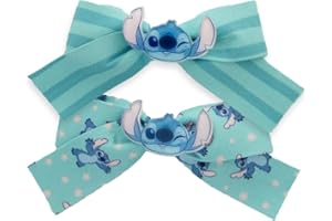 ‎DISNEY Disney STITCH Haarspangen mit Schleifen, offizielles Produkt, 2 Stück Disney