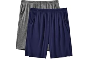 MoFiz Pantaloni Pigiama Uomo Modal Pantaloni Morbidi con Tasche