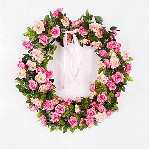Artificial Hanging Plants,Fake Ivy Leaves Garland Gifts Party Garden Wedding Wall Home Decor 40 Feet 450 Leaves (Ivy flowers)