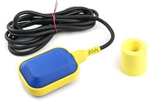 QWORK® Interruttore a Galleggiante, regolatore di Livello, per Serbatoio dell'Acqua, Pompa di Scarico, 3m