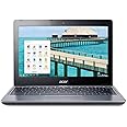 Acer C720 11.6in Chromebook Intel Celeron 1.40GHz Dual Core Processor, 2GB RAM, 16GB W/Chrome OS (Renewed)
