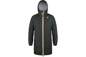 K-Way Le Vrai 3.0 Eiffel Orsetto, Manteau imperméable Homme, Vert (Black Torba 890), Medium