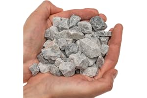 EASIHOLD Beautiful Decorative Garden Stones | 20kg Bag | Large Sized Stones | Washed & Dried | Suitable for use as Decorative Stones or with Resin Binder (Paloma Marble/Blue Grey Marble 12-20mm)