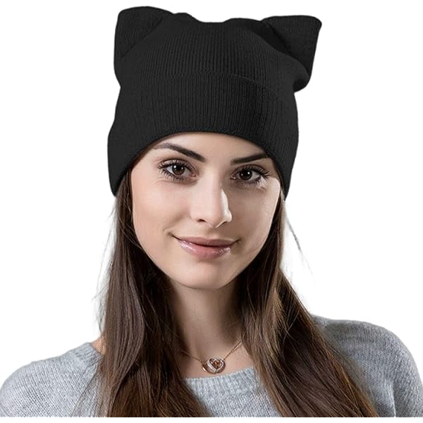 Cappello A Ragnatela Nero-Rosa - Berretto Sciolto In Maglia Leggera Per Autunno E Primavera - Foto 3