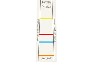 DON'T FRET Repères pour touche FIRST FRET 121, pour 4/4 violon et 35,5 cm viola (14"), 325 mm