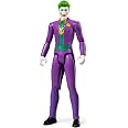 DC Comics Batman 30 Cm Articolato - Versione Grigio/Nero, Mantello In Stoffa, 11 Punti Di Movimento