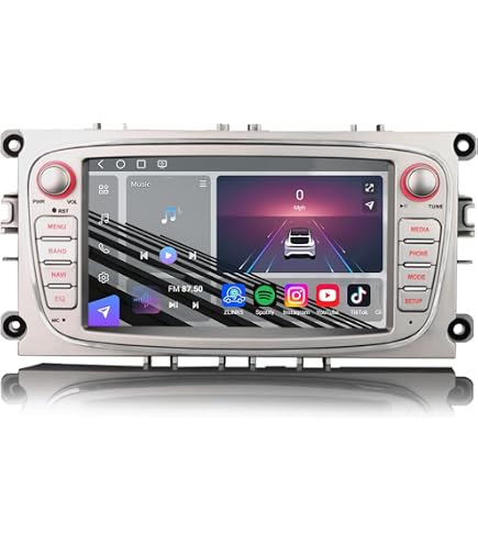 M.I.C. AF7 Android 12 Autoradio Mit Navi Qualcomm 665 4G+64G Navigation Ersatz Für Ford Focus Mk2 Mondeo Cmax Galaxy Smax