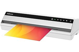 Fellowes Saturn A3 Small Office Laminator – InstaHeat, 60-Second Warm-Up, Jam Release, Auto Shut-Off – For 80/100/125 Micron Pouches – Includes 10 Sheets – Home & Office Use