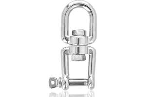 PRETEX Pivote de Acero Inoxidable para Muebles colgantess y Varios montajes giratorios con una Capacidad de Carga de hasta 160 kg