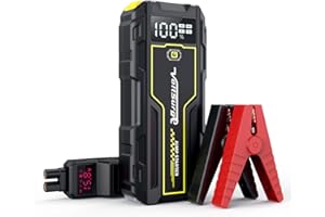 VoltSurge Arrancador de Coches,4500A Arrancador de Baterias de Coche (para 8.0L Gasolina o 6.5L Diesel