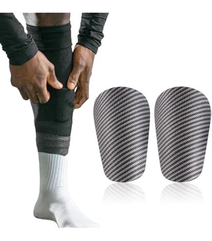 2 Paires Mini Protège-tibias Football 8x5cm | Croix Chrétienne, Pour Enfants Ados Adultes, Léger Et Protecteur