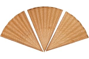 PJaspert Eiswaffeln | Dekoration - Fächerwaffeln "Wellenfächer Ibiza" (200 Stück)