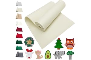 LOMUG Rouleau de feutre - 40 cm x 250 cm - Feutre de bricolage - Feutre polyester - 3 mm d'épaisseur - Pour sous-couche en feutre - Tapis en feutre - Bricolage - Couture manuelle - Décoration
