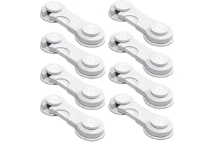 BABY MOLOVE 8 Stück Kindersicherung Schrank,Schranksicherung Baby, Schubladensicherung Schrankschloss