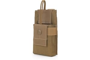 LEJUNJIE Lejie Sac Universel Multifonctionnel Tactique Ajustable Sac de Talkie-walkie Molle Poches de Radio étuis de Radio Courtes Sac de Nylon Compact