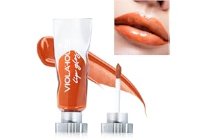 VIOLA HOUSE Gloss à Lèvres Hydratant,Non Collant,Brillance Longue Tenue,Huile Pour les Levres,Fini Brillant,Gloss Transparent,Repulpant avec effet hydratant 4ml/0.13 fl.oz(10)