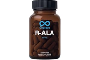 Charava Alpha Lipoic Acid Supplement 250mg – 30 Capsules – Vegan R-ALA Supplement – 99% Purity – Supports Antioxidant Protection, Nerve & Metabolic Health – UK Quality, Additive-Free