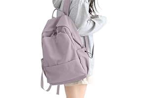 HYC00 Plecak Szkolny Damski,Plecak Unisex na co Dzień Tornister Nastolatki Dziewczęcy Lekki Plecak Dla Nastolatków na Zewnątrz Wodoodporny Plecak Pasuje do Laptopa 14 Cali Torba na Książki