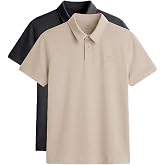 TOMMY LIFE Standart Fit Basic Polo Yaka 2li Paket Antrasit-Bej T-Shirt, 87748