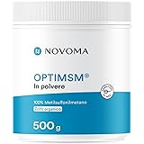 MSM Polvere OptiMSM® 500 g | Alto Dosaggio | Zolfo in Polvere al 99,9% Puro | Integratore Vegano con Ottima Solubilità | Cucc