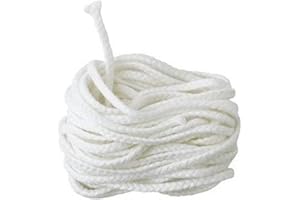 Ilmkerze® Docht Kerzendocht für Kerzen bis 5 cm Durchmesser Länge 5 m | 100% Baumwolle | geeignet für Bienenwachs, Paraffin, Sojawachs, Rapswachs und viele andere Wachse DIY