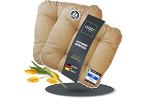 LILENO HOME Juego de 2 cojines para silla de color topo (38 x 38 x 8 cm) Cojines para silla de jardín cocina o comedor Cómodos y resistentes a los rayos UV para interior y exterior cojín para silla