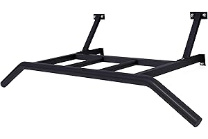 GORILLA SPORTS® Barre de Traction Murale - Montage, Plusieurs Poignées, Multiprise, Charge Max 150kg, Acier, Noir - Multi-Grip Pull Up Bar, Barre Fitness Fixation, Entraînement, Exercice, Musculation