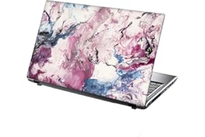 15.6 INCH TAYLORHE SKINS TaylorHe 13-14" Autocollants en Vinyle coloré avec Motif pour Ordinateur Portable (34cm x 23,5cm) Laptop Skin peinture abstraite, rose, bleu