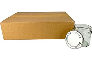 BIENEN SCHMIDT 52x DEEP Twist Off Honigglas 500 g Rundglas Gläser für Honig Deckelfarbe Silber