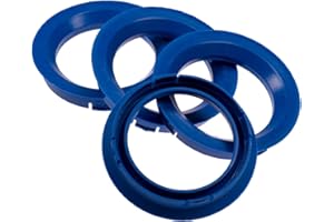 RKC 4 x Anillos 74,1 X 57,1 mm azul Llantas de centrar) fabricado en Alemania.