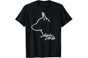 AUSTRALIAN CATTLE DOG FAN SHIRT Australian Cattle Dog Profil T-Shirt Hund Hunde Shirt T-Shirt