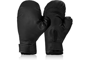 Hwtcjx Kids Boxing Gloves, PU Boxing Gloves, 4 oz, 3-12 Years