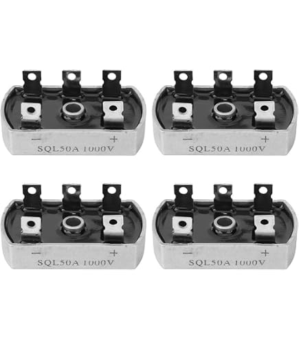 Confezione da 100 pezzi) Chanzon RL207 Diodo raddrizzatore Diodi Schottky 2A 1000V DO-15 (DO-204AC) Assiale 2 Amp 1000 Volt Diodi elettronici al silicio