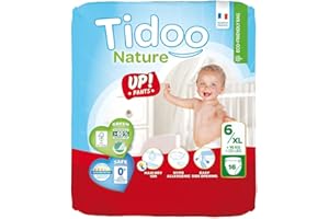 Tidoo - Pantalón de entrenamiento desechable para bebé, talla 6