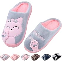 Nasogetch Pantofole Bambino Bambina Invernali Ciabatte da Casa Peluche Coniglio Scarpe Cotone