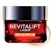 L'Or&eacute;al Paris Revitalift Laser Cream SPF25 N&ordm;1 Anti-Aging and Anti-Stain | Pro Retinol, Hyaluronic Acid and Vitamin Cg, Helps