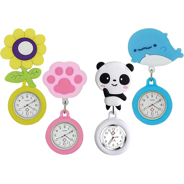 Oidea Montre D'infirmière Pour Femme : Montre D'infirmière Rétractable