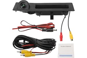 GNXfixt Cámara trasera HD 1080P para F20 F21 F22 F23 F45 F46 F87 x1 F48 F30 F31 F34 F32 F36 F82 X3 F25 F10 F11 F07 F06 Gran angular, función de visión